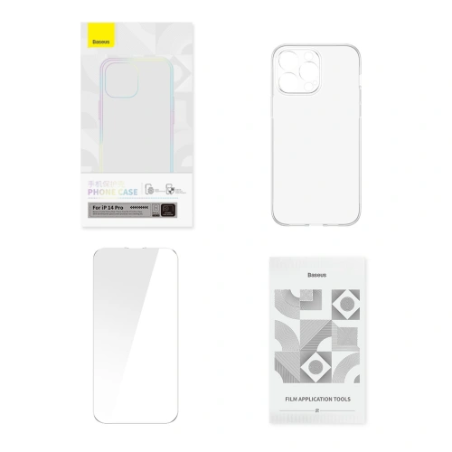 Buy Baseus Crystal Case + Glass Apple iPhone 14 Pro clear - BSU4341 - {ean13} - Home Screen Store Europe