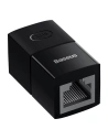 Síťový konektor spojka kabelů Ethernet RJ-45 Baseus AirJoy Series černá [10 PACK]