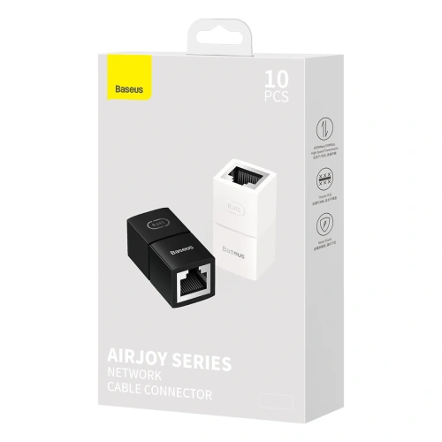 Kup Conector de rețea cablu Ethernet RJ-45 Baseus AirJoy Series negru [10 PACK] - BSU4342 - {ean13} - Sklep Home Screen