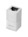 Złączka sieciowa łącznik kabli Ethernet RJ-45 Baseus AirJoy Series biała [10 PACK]