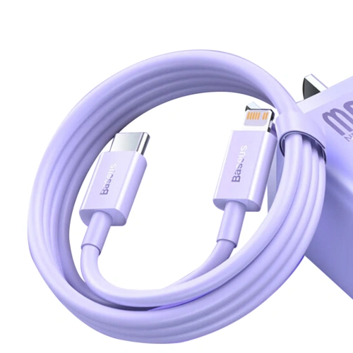 Kup Cablu Baseus Superior Series USB-C/Lightning PD 20W 1m violet - BSU4346 - {ean13} - Sklep Home Screen