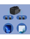 Kup Hálózati töltő Choetech PD5007 GaN USB-C PD 30W fekete - CHT126 - {ean13} - Sklep Home Screen
