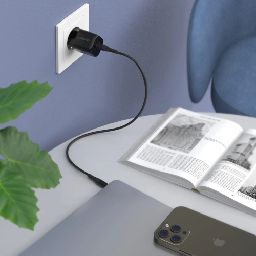 Kup Hálózati töltő Choetech PD5007 GaN USB-C PD 30W fekete - CHT126 - {ean13} - Sklep Home Screen