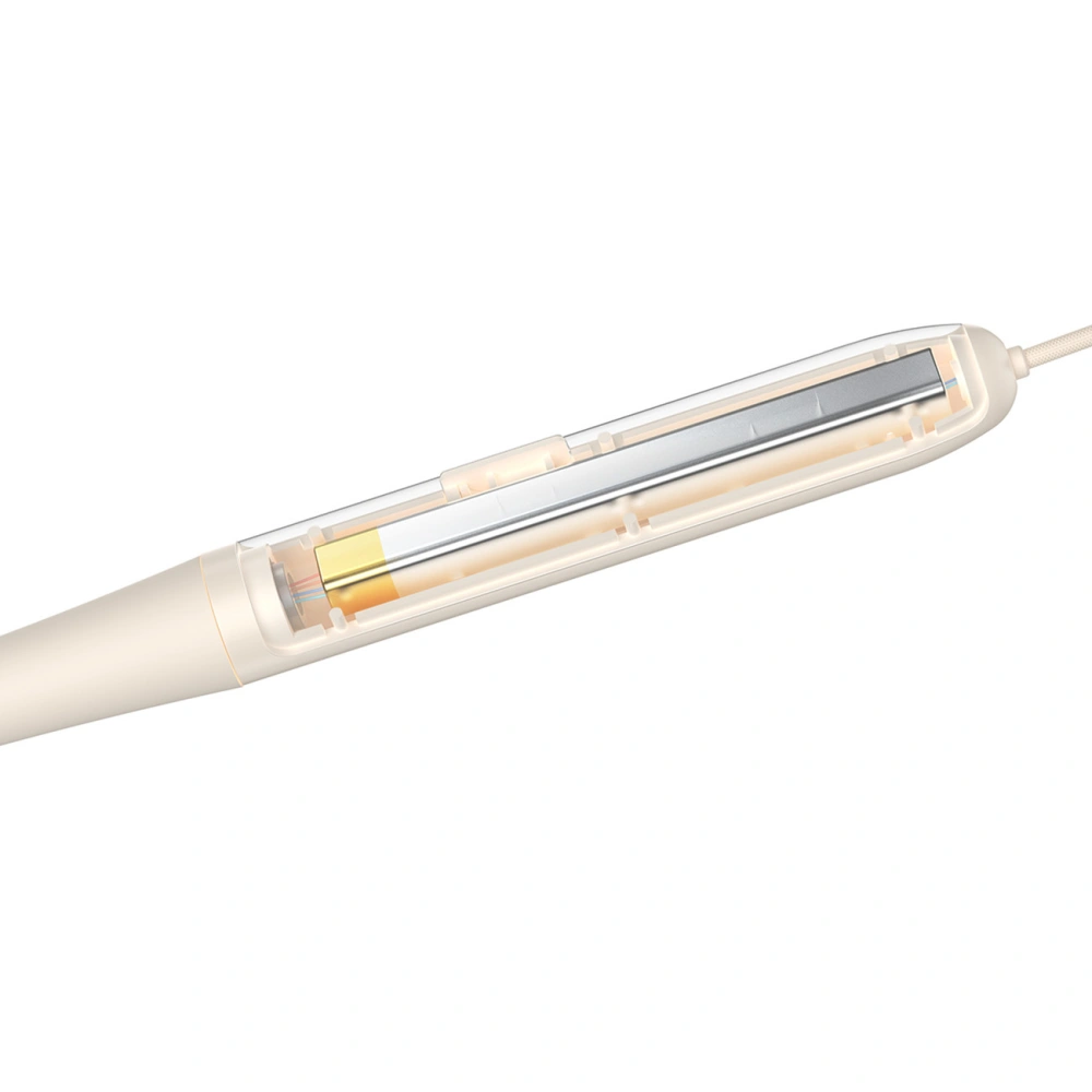 Słuchawki bezprzewodowe Baseus Bowie P1x Bluetooth 5.3 kremowe