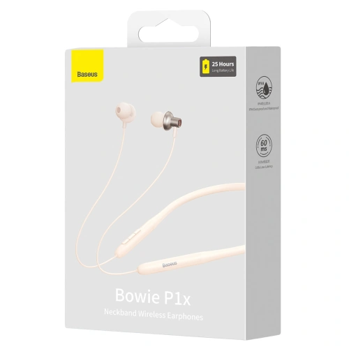 Kup Słuchawki bezprzewodowe Baseus Bowie P1x Bluetooth 5.3 kremowe - BSU4348 - {ean13} - Sklep Home Screen