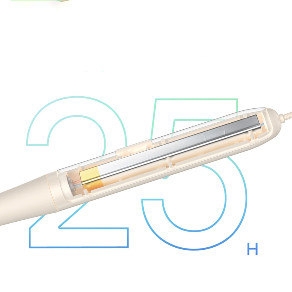 Słuchawki bezprzewodowe Baseus Bowie P1x Bluetooth 5.3 kremowe