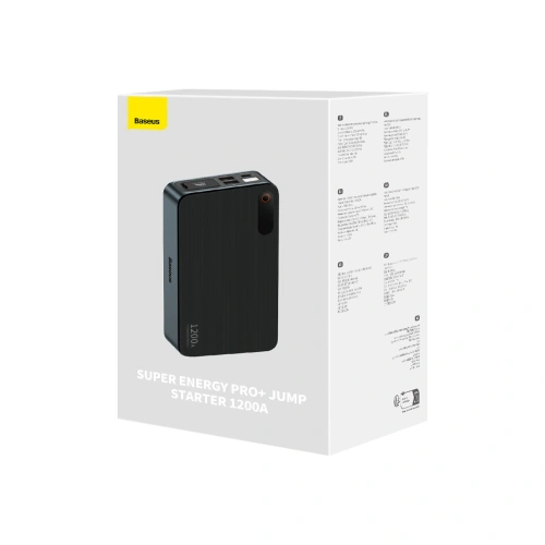 Kup Powerbank Jump Starter Baseus Super Energy Pro+ 1200A černý - BSU4349 - {ean13} - Sklep Home Screen