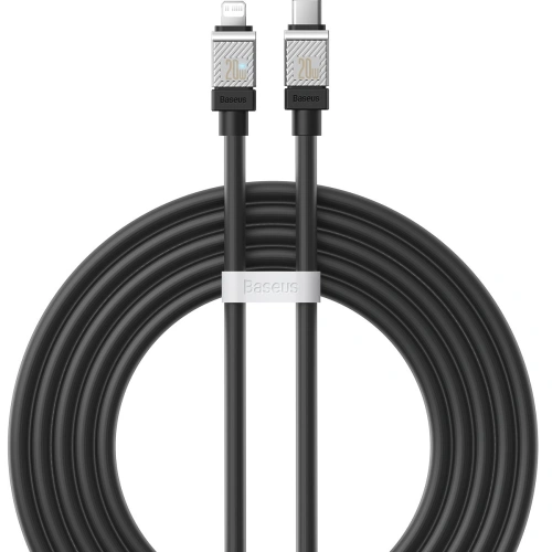 Kup Kábel Baseus CoolPlay USB-C/Lightning 20W 1m fekete - BSU4350 - {ean13} - Sklep Home Screen