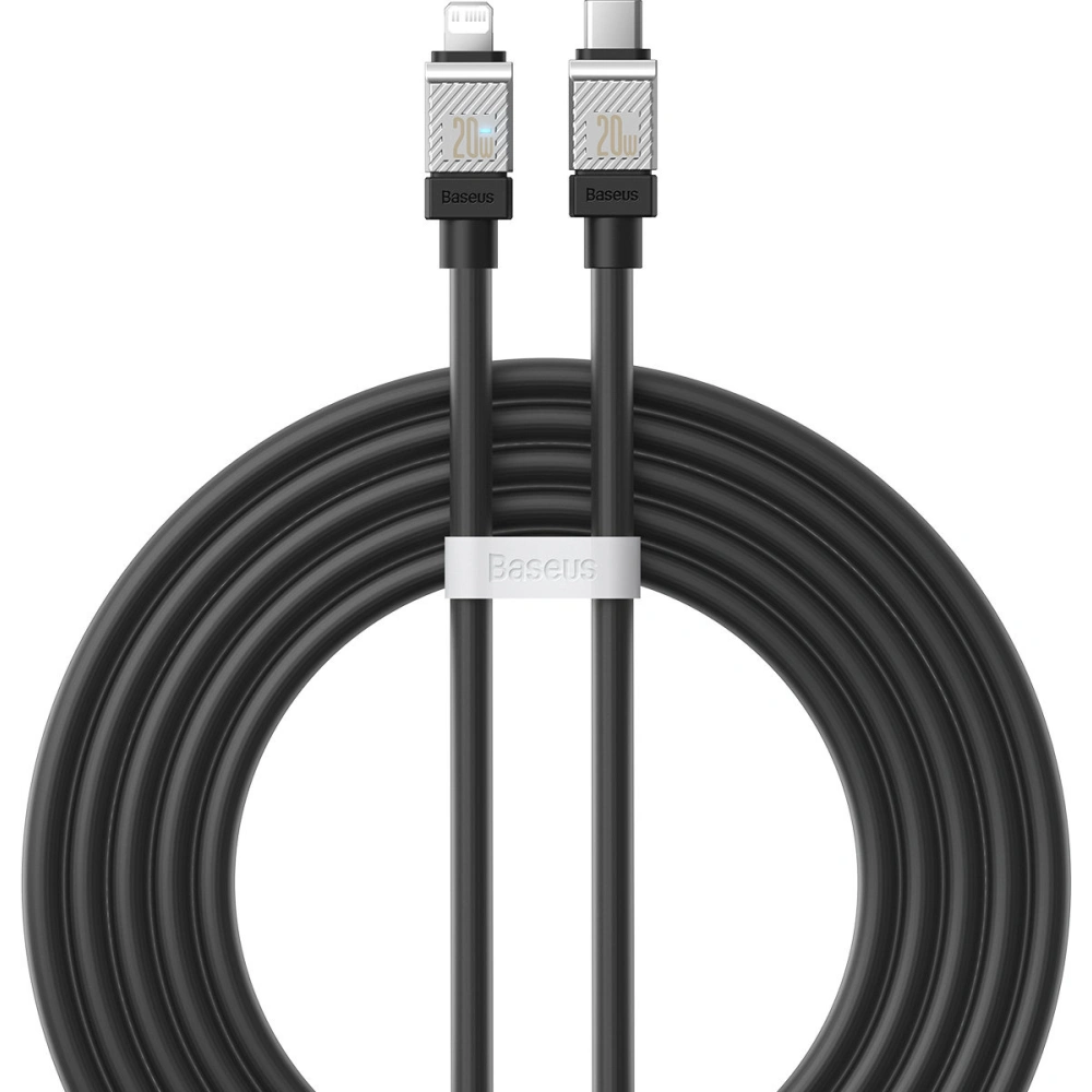 Kabel Baseus CoolPlay USB-C/Lightning 20W 1m czarny