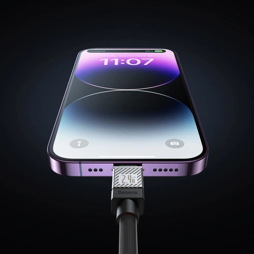 Kup Kábel Baseus CoolPlay USB-C/Lightning 20W 1m fekete - BSU4350 - {ean13} - Sklep Home Screen