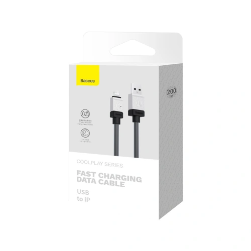 Kup Kábel Baseus CoolPlay USB-C/Lightning 20W 1m fekete - BSU4350 - {ean13} - Sklep Home Screen