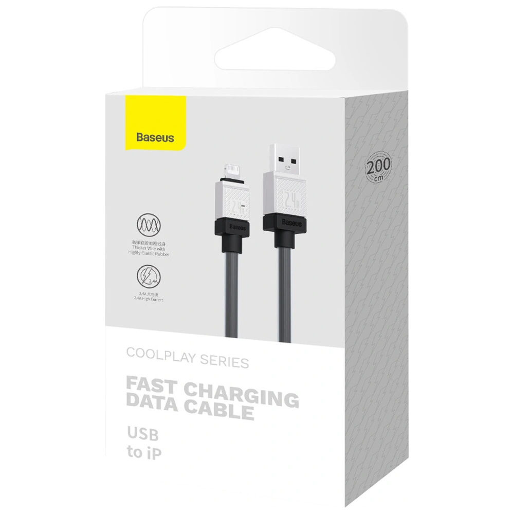Kabel Baseus CoolPlay USB-C/Lightning 20W 1m czarny