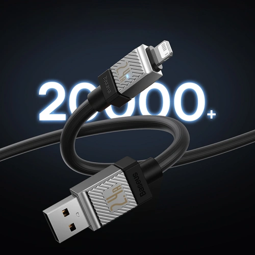 Kup Kábel Baseus CoolPlay USB-C/Lightning 20W 1m fekete - BSU4350 - {ean13} - Sklep Home Screen