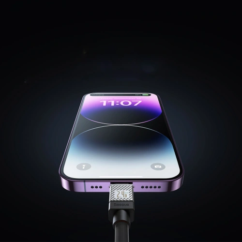 Kup Kábel Baseus CoolPlay USB-C/Lightning 20W 1m fekete - BSU4350 - {ean13} - Sklep Home Screen
