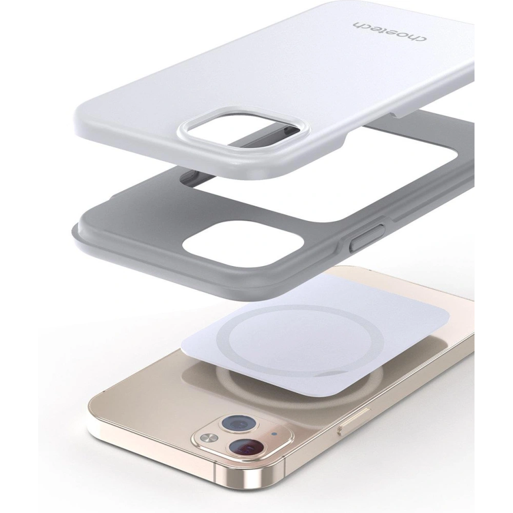Etui Choetech PC0112-MFM-WH MFM Anti-drop Made For MagSafe Apple iPhone 13 biały