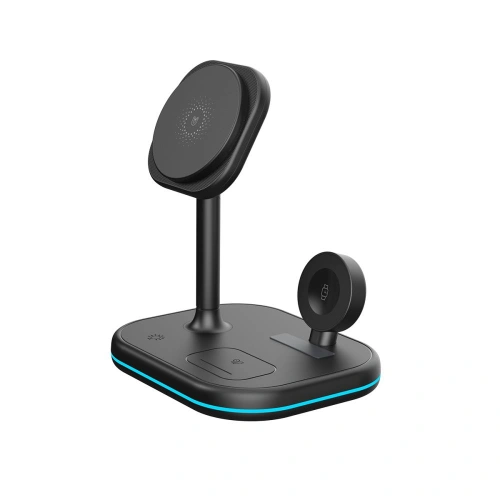 Kup Bezdrátová nabíječka Tech-Protect QI15W-A27 3v1 Magnetic MagSafe Wireless Charger Černá - THP2054 - {ean13} - Sklep Home Screen