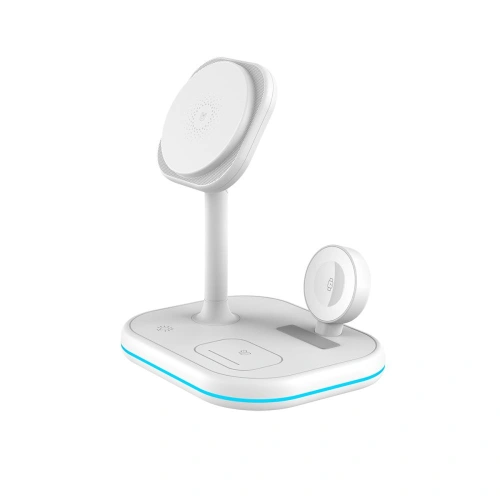 Kup Încărcător wireless Tech-Protect QI15W-A27 3in1 Magnetic MagSafe Wireless Charger Alb - THP2055 - {ean13} - Sklep Home Screen