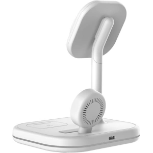 Kup Ładowarka bezprzewodowa Tech-Protect QI15W-A27 3in1 Magnetic MagSafe Wireless Charger White - THP2055 - {ean13} - Sklep Home Screen