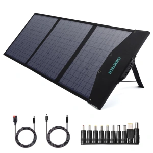 Buy Choetech SC008 Solar Charger Foldable 120W DC, USB C, 2xUSB-A black - CHT141 - {ean13} - Home Screen Store Europe