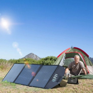 Buy Choetech SC008 Solar Charger Foldable 120W DC, USB C, 2xUSB-A black - CHT141 - {ean13} - Home Screen Store Europe