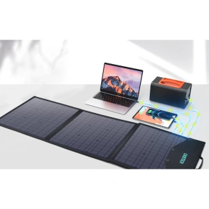 Buy Choetech SC008 Solar Charger Foldable 120W DC, USB C, 2xUSB-A black - CHT141 - {ean13} - Home Screen Store Europe