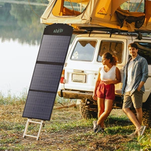 Kup Ładowarka solarna Choetech SC008 składana 120W DC, USB C, 2xUSB-A czarna - CHT141 - {ean13} - Sklep Home Screen