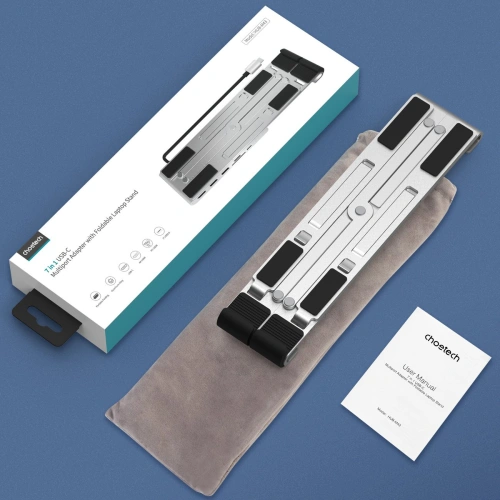 Kup Podstawka HUB Choetech HUB-M43 PD/USB-C HDMI(4K/30Hz)/2xUSB-A/USB-C/SD/TF fekete - CHT144 - {ean13} - Sklep Home Screen