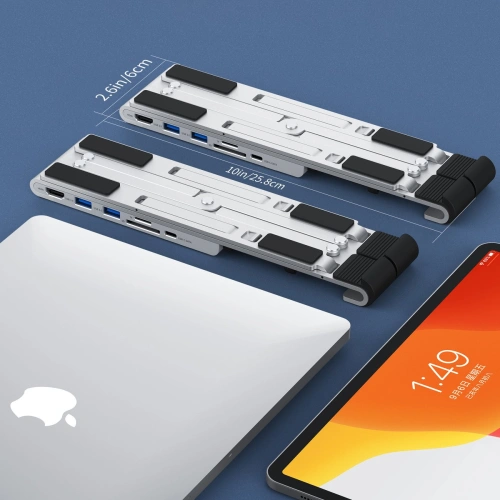 Kup Choetech Basis-HUB HUB-M43 PD/USB-C HDMI(4K/30Hz)/2xUSB-A/USB-C/SD/TF schwarz - CHT144 - {ean13} - Sklep Home Screen