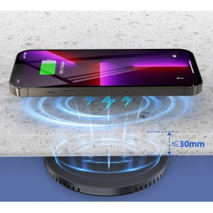 Kup Ładowarka bezprzewodowa pod blat Choetech T590-F 10W + ładowarka EU z kablem czarna - CHT145 - {ean13} - Sklep Home Screen