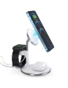 Kup Încărcător wireless magnetic Choetech T586-F MagSafe 3w1 pentru iPhone/AirPods/Apple Watch alb - CHT146 - {ean13} - Sklep Home Screen
