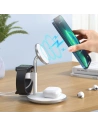 Kup Încărcător wireless magnetic Choetech T586-F MagSafe 3w1 pentru iPhone/AirPods/Apple Watch alb - CHT146 - {ean13} - Sklep Home Screen