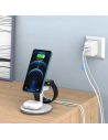 Kup Încărcător wireless magnetic Choetech T586-F MagSafe 3w1 pentru iPhone/AirPods/Apple Watch alb - CHT146 - {ean13} - Sklep Home Screen