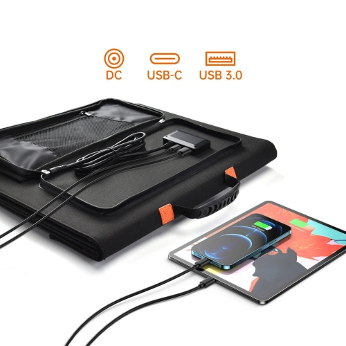 Kup Solární nabíječka Choetech SC008 skládací 120W USB-C/USB-A - CHT148 - {ean13} - Sklep Home Screen