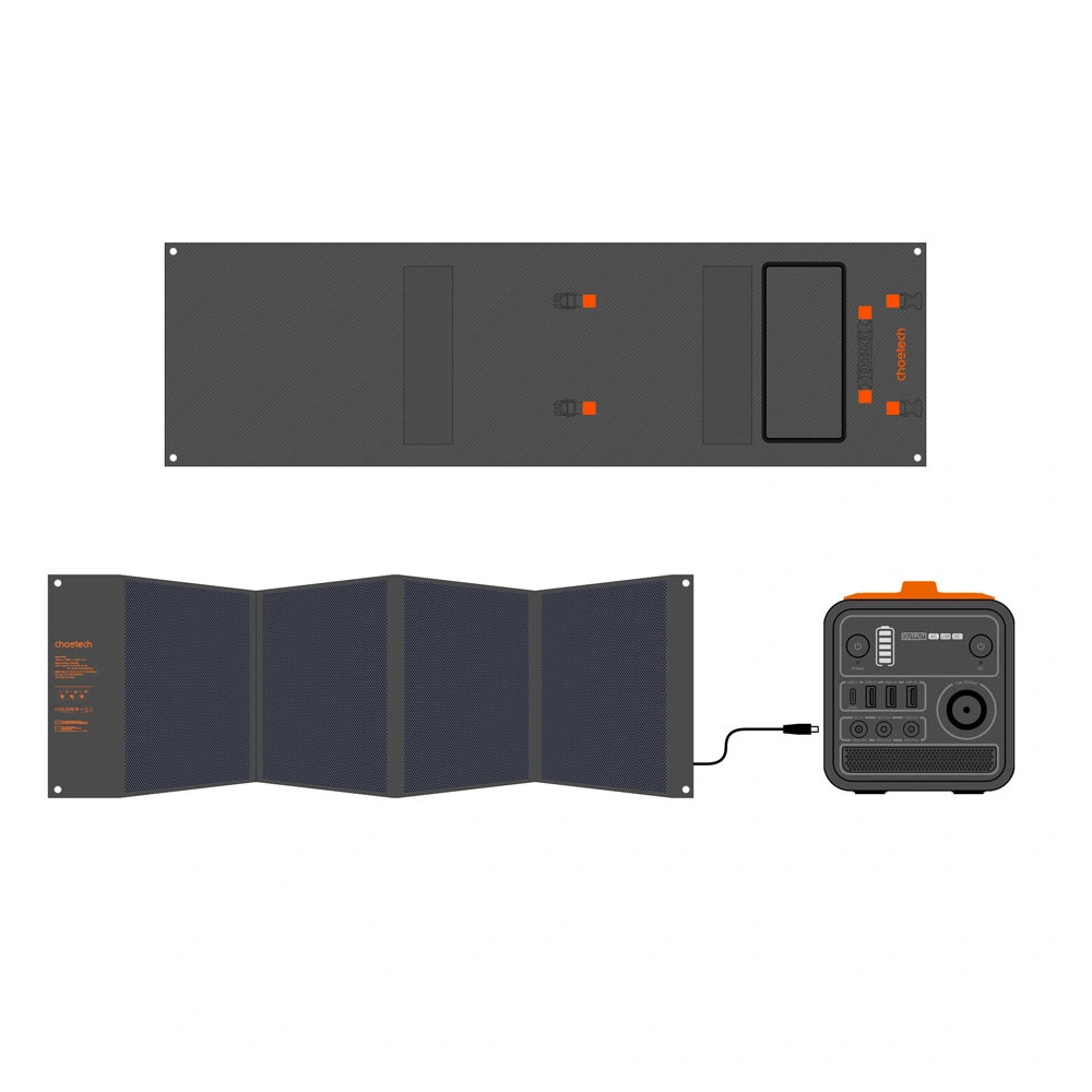 Ładowarka solarna Choetech SC008 składana 120W USB-C/USB-A