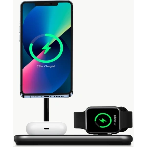 Kup Bezprzewodowa stacja ładująca Choetech T589-F MFM 3w1 iPhone 12/13/14 AirPods Pro Apple Watch szary - CHT149 - {ean13} - Sklep Home Screen