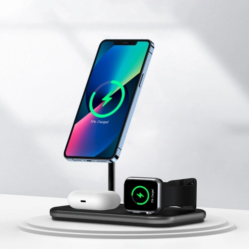 Kup Încărcător wireless Choetech T589-F MFM 3 în 1 iPhone 12/13/14 AirPods Pro Apple Watch gri - CHT149 - {ean13} - Sklep Home Screen