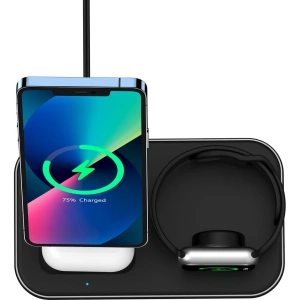 Kup Bezprzewodowa stacja ładująca Choetech T589-F MFM 3w1 iPhone 12/13/14 AirPods Pro Apple Watch szary - CHT149 - {ean13} - Sklep Home Screen