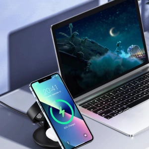 Buy Choetech T587-F Wireless Charger 3in1 iPhone 12/13/14, AirPods Pro, Apple Watch black - CHT150 - {ean13} - Home Screen Store Europe