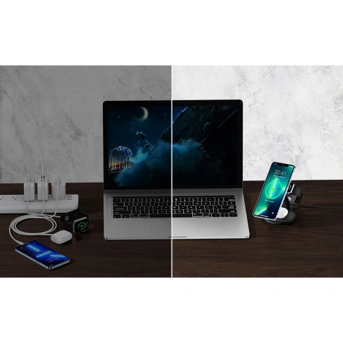 Buy Choetech T587-F Wireless Charger 3in1 iPhone 12/13/14, AirPods Pro, Apple Watch black - CHT150 - {ean13} - Home Screen Store Europe
