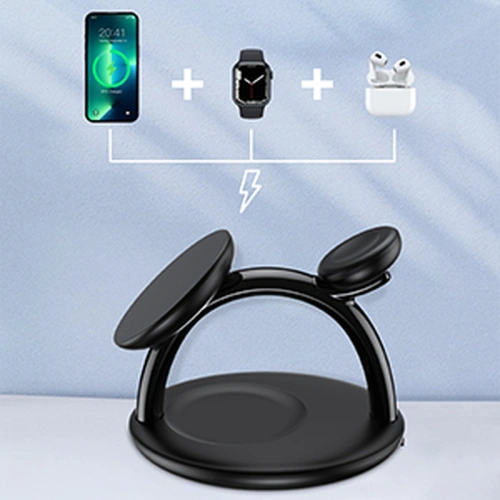 Buy Choetech T587-F Wireless Charger 3in1 iPhone 12/13/14, AirPods Pro, Apple Watch black - CHT150 - {ean13} - Home Screen Store Europe