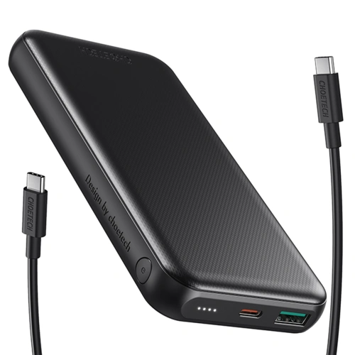 Buy Choetech 10000mAh Powerbank 18W QC PD USB-A/USB-C black - CHT152 - {ean13} - Home Screen Store Europe