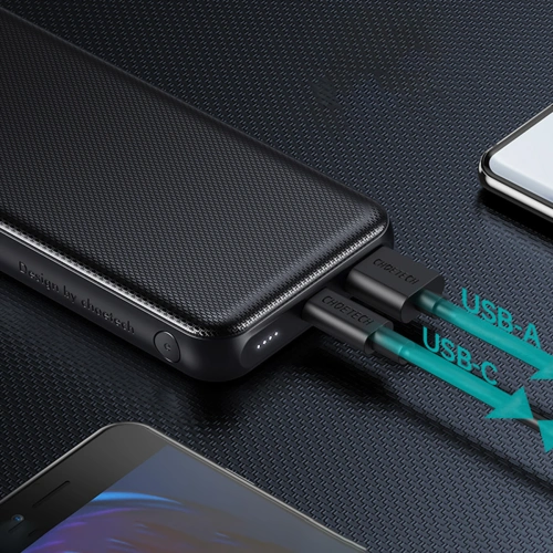Kup Choetech Powerbank 10000mAh 18W QC PD USB-A/USB-C schwarz - CHT152 - {ean13} - Sklep Home Screen