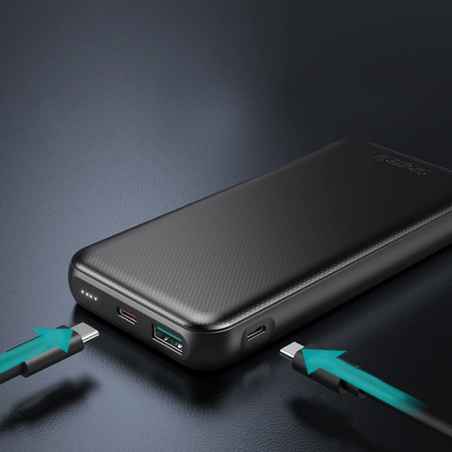 Buy Choetech 10000mAh Powerbank 18W QC PD USB-A/USB-C black - CHT152 - {ean13} - Home Screen Store Europe