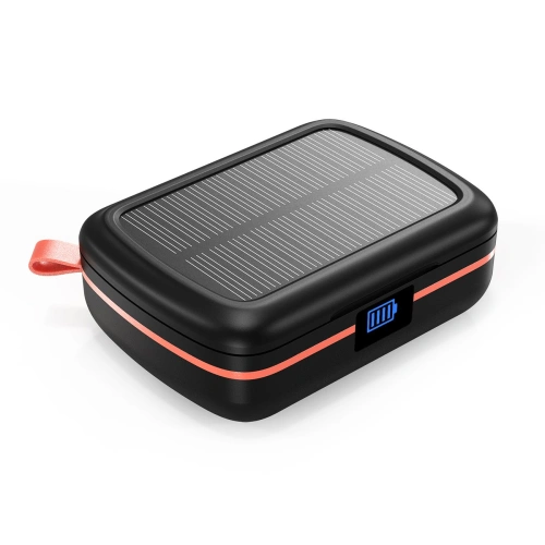 Kup TWS fülhallgató Choetech BH-T05 vízálló nappanellel és 2500mAh power bankkal fekete színben - CHT153 - {ean13} - Sklep Home Screen