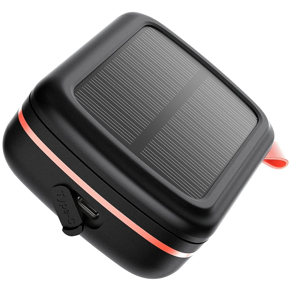 Słuchawki TWS Choetech BH-T05 wodoodporne z panelem słonecznym i powerbankiem 2500mAh czarny