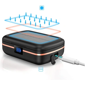Buy Choetech BH-T05 TWS Earphones waterproof, solar charger, powerbank 2500mAh black - CHT153 - {ean13} - Home Screen Store Europe