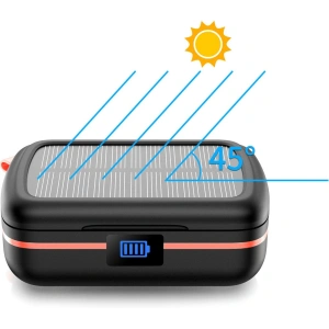 Buy Choetech BH-T05 TWS Earphones waterproof, solar charger, powerbank 2500mAh black - CHT153 - {ean13} - Home Screen Store Europe