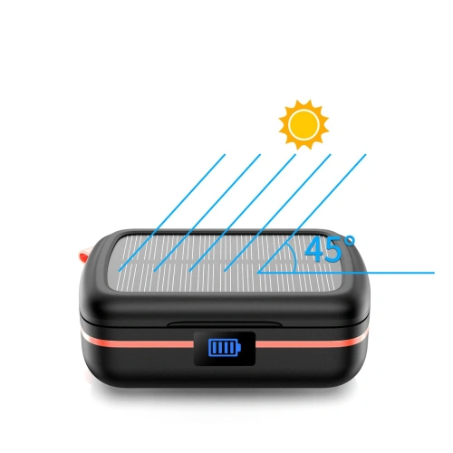 Kup Sluchátka TWS Choetech BH-T05 voděodolné s solárním panelem a powerbankou 2500mAh černé - CHT153 - {ean13} - Sklep Home Screen
