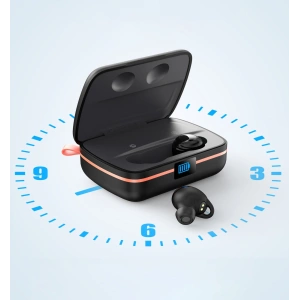 Buy Choetech BH-T05 TWS Earphones waterproof, solar charger, powerbank 2500mAh black - CHT153 - {ean13} - Home Screen Store Europe