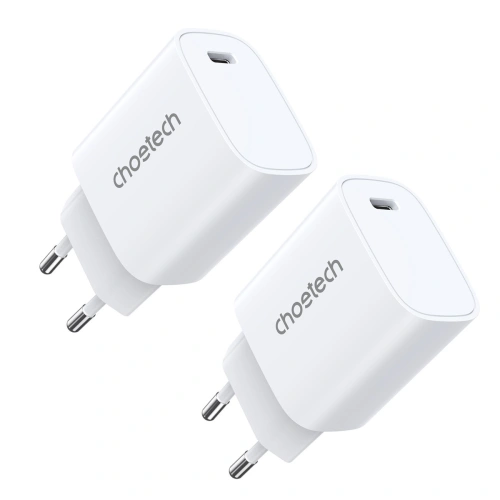 Kup Choetech Ladegerät Q5004 20W PD weiß [2 PACK] - CHT154 - {ean13} - Sklep Home Screen